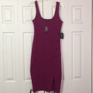 Asymmetrical bodycon dress from Express